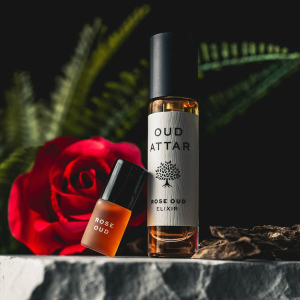 Adore Rose And Oud Fragrance Oil Rose Oud Travel Set Oud Attar